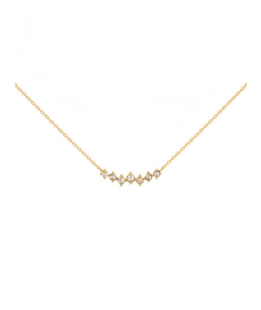 COLLIER TWISTED 7 DIAMANTS l'achat 