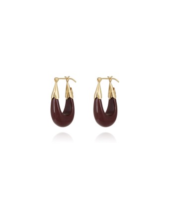 BOUCLES D'OREILLES ÉCUME PETIT MODÈLE BORDEAUX Voir les baskets