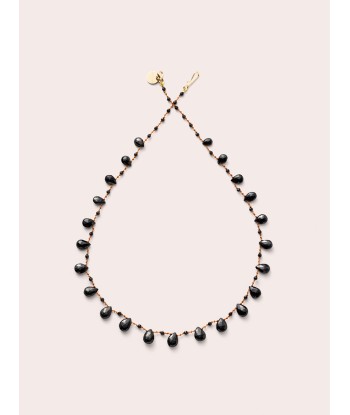 COLLIER WHITNEY DROPS & BEADS SPINELLE NOIRE acheter en ligne