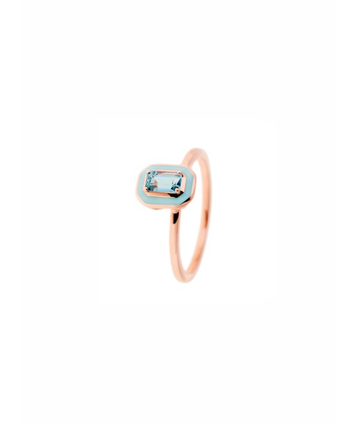 ENAMEL & AQUAMARINE RING Profitez des Offres !