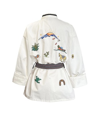 KIMONO MEXICAIN BLANC Les êtres humains sont 