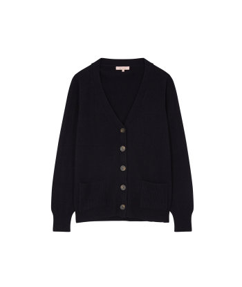 CARDIGAN WILLIAM NERO NAVY de la marque