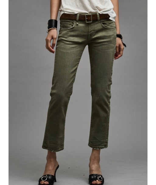 JEAN BOY STRAIGHT OLIVE GREEN STRETCH en ligne des produits 