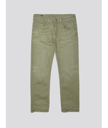 JEAN BOY STRAIGHT OLIVE GREEN STRETCH en ligne des produits 