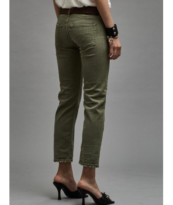 JEAN BOY STRAIGHT OLIVE GREEN STRETCH en ligne des produits 