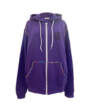 SWEAT TEROT ZIP CAPPER VIOLET Comparez plus de prix