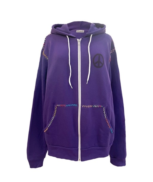 SWEAT TEROT ZIP CAPPER VIOLET Comparez plus de prix