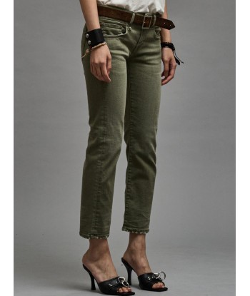 JEAN BOY STRAIGHT OLIVE GREEN STRETCH en ligne des produits 