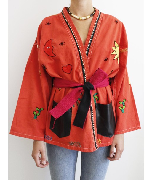 RED MEXICAN KIMONO online