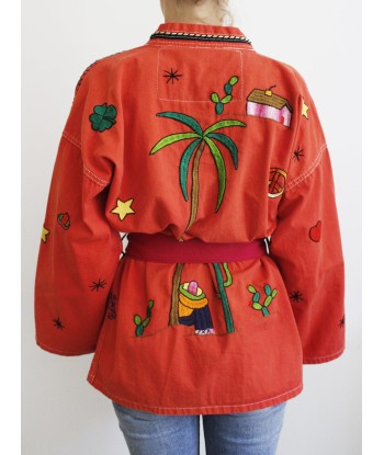 RED MEXICAN KIMONO online