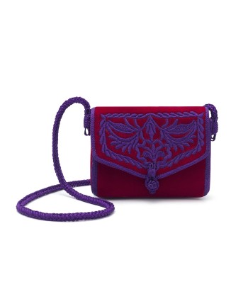 EMBROIEDERED VELVET BAG 20ANS vente chaude votre 