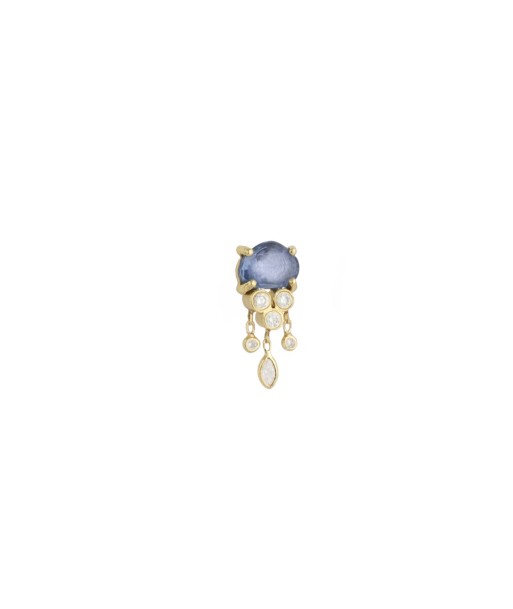 UNITE SAPHIRE JELLY FISH EARRING de France