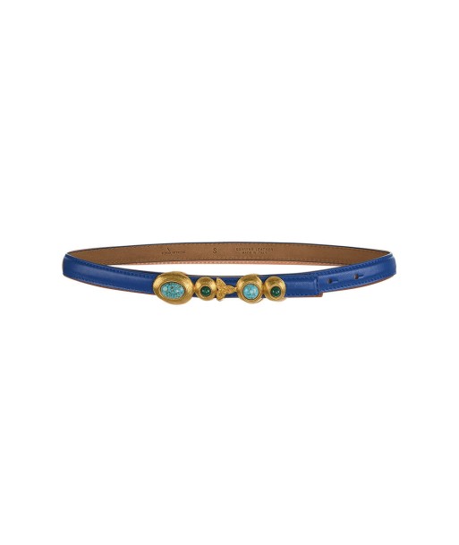 CEINTURE EARTH NARROW BLUE basket pas cher