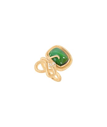 SNAKE RING 18K TOURMALINE l'achat 