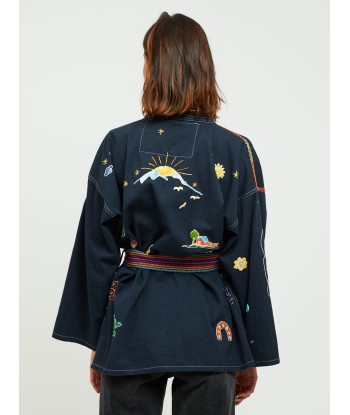 KIMONO GOOD TRIP NAVY livraison et retour toujours gratuits