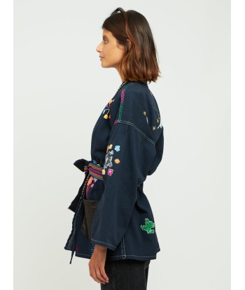 KIMONO GOOD TRIP NAVY livraison et retour toujours gratuits