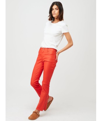 RED DIPPED LEATHER DEAN TROUSERS shop