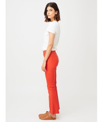 RED DIPPED LEATHER DEAN TROUSERS shop