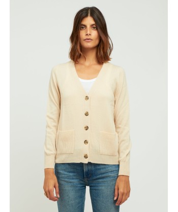 CARDIGAN WILLIAM ECRU de pas cher