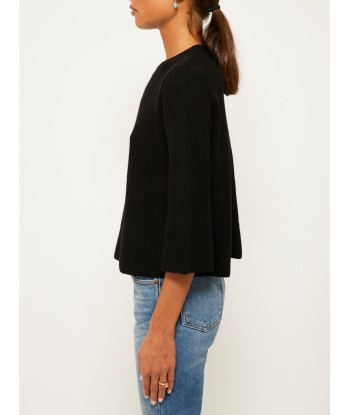 BLACK FLARE SWEATER shop