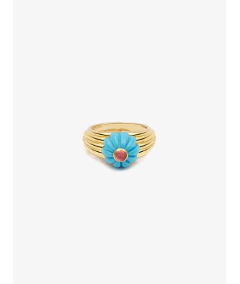 GELATO TURQUOISE AND TOURMALINE RING la chaussure