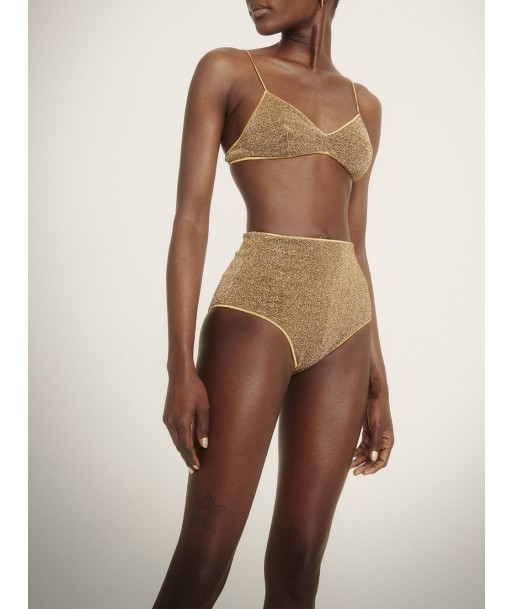 HIGH WAISTED SAND LIGHT BATH MAILLOT de France