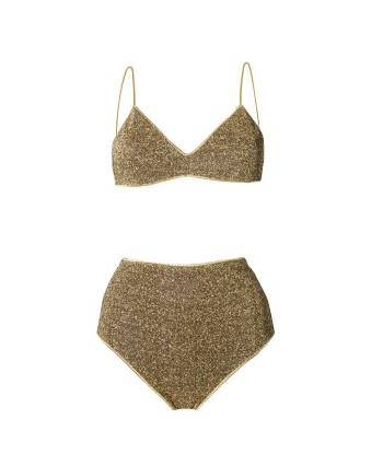 HIGH WAISTED SAND LIGHT BATH MAILLOT de France