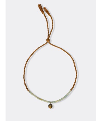 COLLIER AMAZONITE ET PENDENTIF OEIL-DE-TIGRE pas cheres