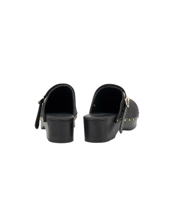 SABOT CLOG RAFFIA BLACK Découvrez la collection