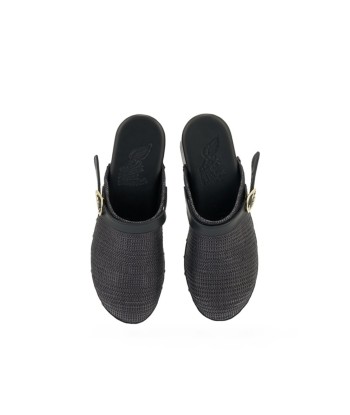 SABOT CLOG RAFFIA BLACK Découvrez la collection