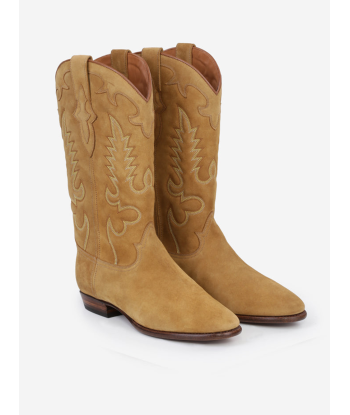 MIDNIGHT COWBOY BOOTS IN TAN SUEDE sur le site 