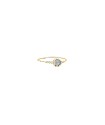 AQUAMARINE & DIAMONDS RING meilleur choix