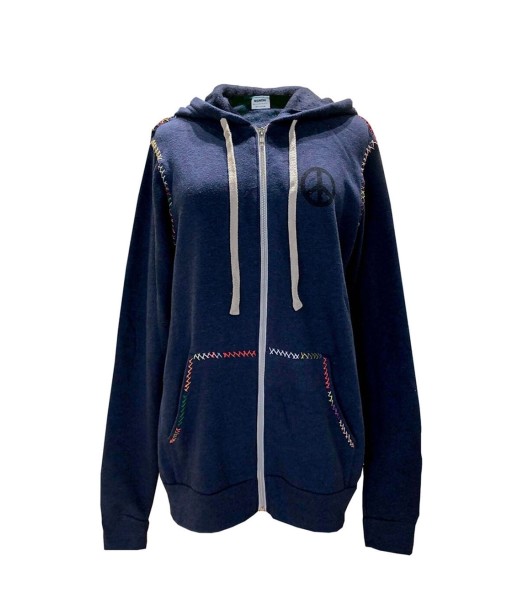 NAVY BLUE CAPPER ZIP TEROT SWEAT du meilleur 