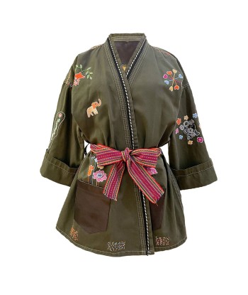 KHAKI BON VOYAGE KIMONO Les magasins à Paris et en Île-de-France