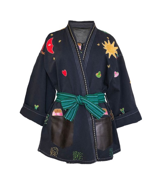 MEXICAIN NAVY KIMONO france