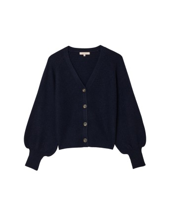 NAVY PINK CARDIGAN soldes