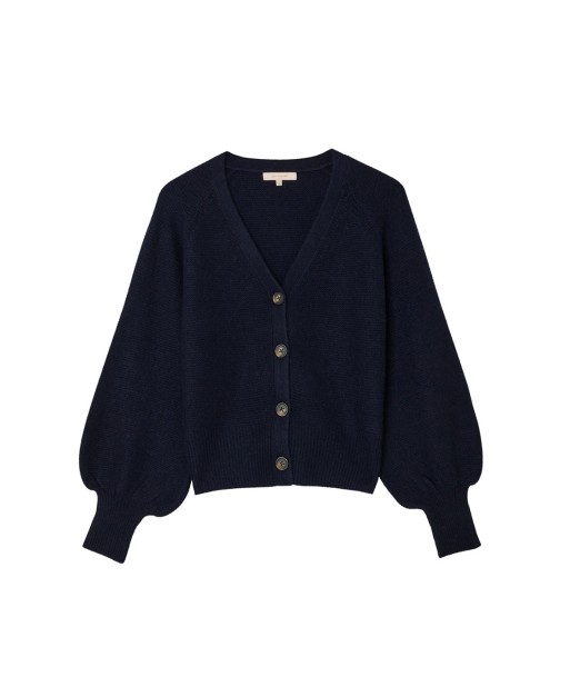 NAVY PINK CARDIGAN soldes