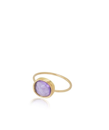 AMETHYST AND GOLD RING le des métaux précieux