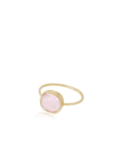 GOLD AND PINK QUARTZ RING s'inspire de l'anatomie humaine