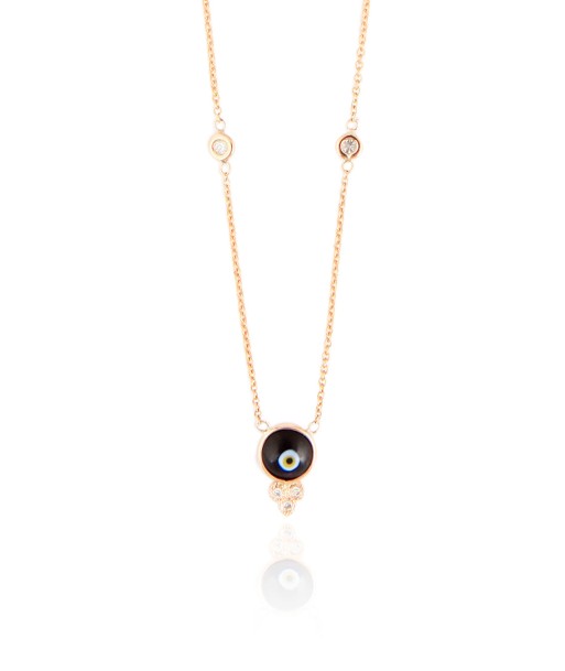 ROUNDBLACK CERAMIC EYE NECKLACE ouvre sa boutique