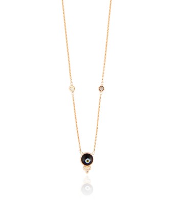 ROUNDBLACK CERAMIC EYE NECKLACE ouvre sa boutique