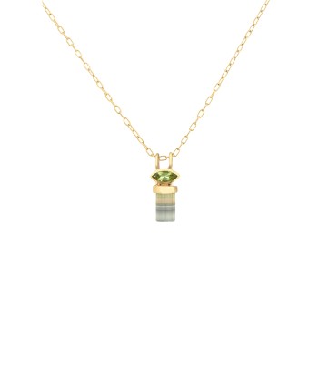 YELLOW GOLD TOURMALINE NECKLACE le concept de la Pate a emporter 