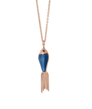 BLUE FISH PENDANT pas cher