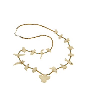 HARPO NECKLACE ANIMALS WHITE destockage