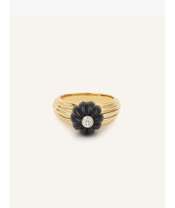 BAGUE GELATO ONYX ET DIAMANT en ligne des produits 