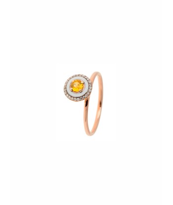 DIAMOND AND YELLOW SAPPHIRE RING 50-70% off 