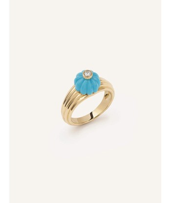 BAGUE GELATO TURQUOISE ET DIAMANT Venez découvrir notre 