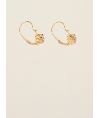 GOLD AND DIAMOND ARLESIAN EARRINGS en stock