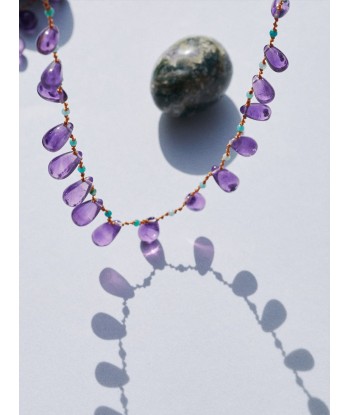 WINFIELD AMETHYST AND AMAZONITE NECKLACE de votre