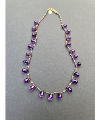 WINFIELD AMETHYST AND AMAZONITE NECKLACE de votre